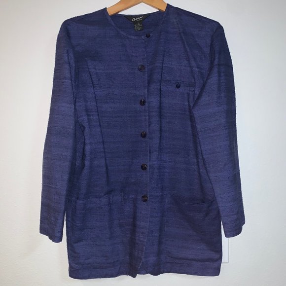 Options Melrose raw silk jacket L - Picture 1 of 8